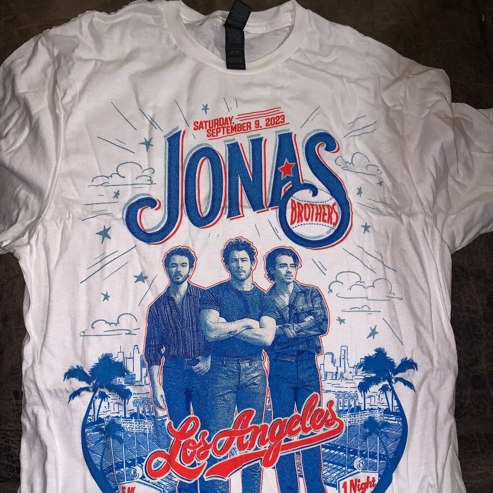 2023 Jonas Brothers "The Tour" - Los Angeles Dodger Stadium Concert TShirt SMALL